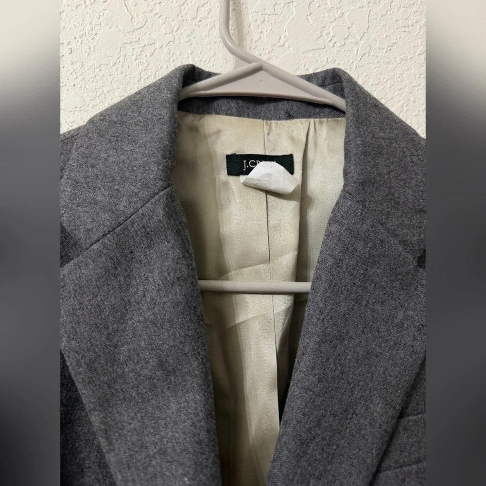 J. Crew Gray Women's Wool Blazer - 2